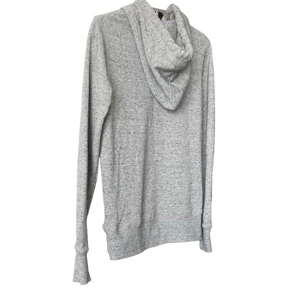 COTTON:ON HOODIE SWEATSHIRT, WOMENS, EX SMALL, GREY W/NAVY SPECKLES, HANDWARMER - Picture 3 of 11